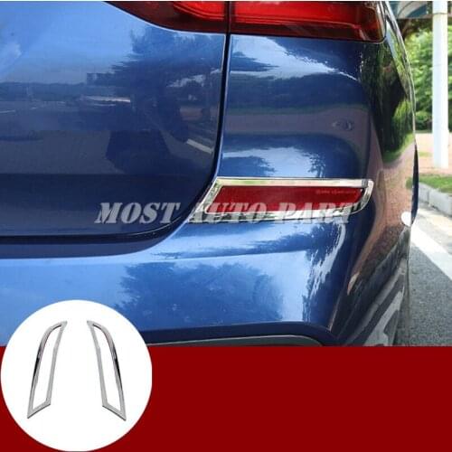 ABS Chrome Rear Tail Fog Light Lamp Trim Cover 2pcs For BMW X3 G01 2018-2020 Car accesories interior Car decoration