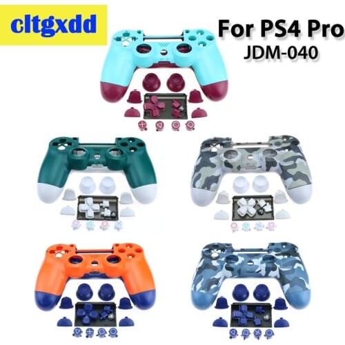 Cltgxdd For PS4 Plastic Hard Shell For Sony Playstation 4 JDM-040 Controller Housing Cover Protective Handle Shell Skin Case