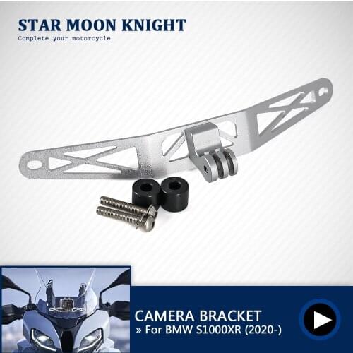 For BMW S 1000 XR S1000XR 2020 2021 - Motorcycle Riding Camera Holder Adjustable Metal Bracket Stand Cameras Driving Recorder
