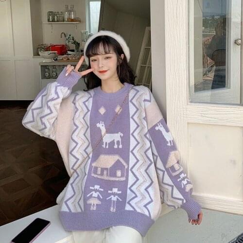 Cheap wholesale 2021 spring autumn winter new fashion casual warm nice women Sweater woman female OL Pullover Ay219