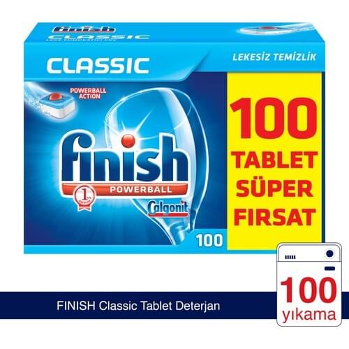 Finish Classic 100 Tablet Dishwasher Detergent Fast Shipping Turkey Shipping Dishwasher Cleaner