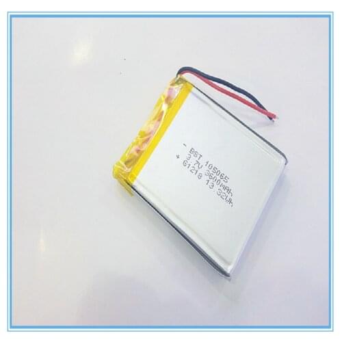 Best battery brand Free shipping Large capacity 3.7 V rechargeable batteries GPS navigator MP4 battery cell 105065 battery