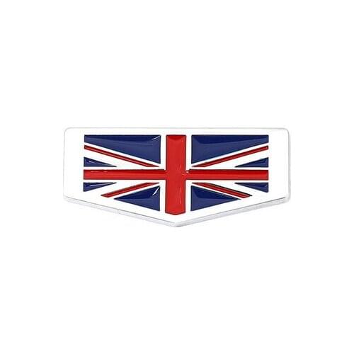 Metal England UK Flag Car Fender Rear Emblem Badge Decal Sticker for auto accessories
