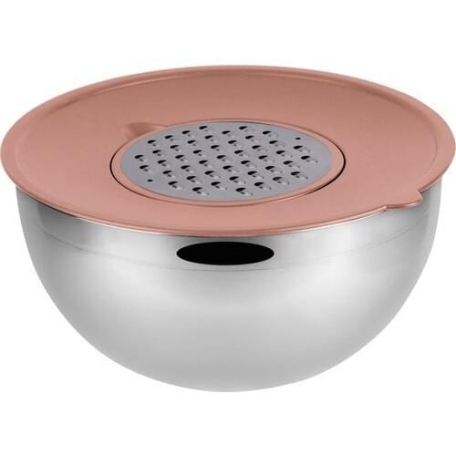 Demre 3 in1 Multi-Purpose Storage Container Golden Pink