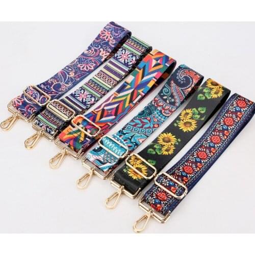 2 inchNylon Colored Women Bag Strap for Crossbody Adjustable Bag Accessories Handle Shoulder Hanger Handbag Straps For Bags Belt