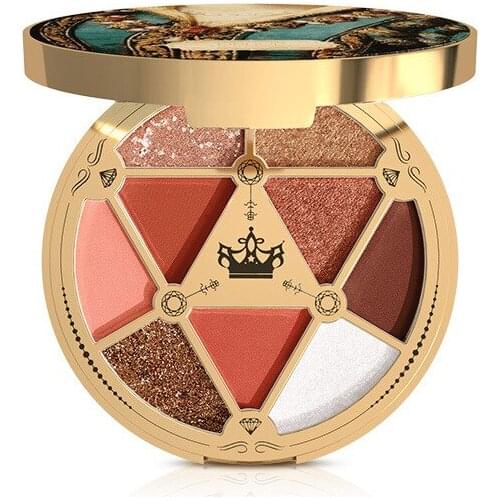 New Eyeshadow Palette Matte Eye 9 Colors Fashion Shadow Palette Glitter Eyeshadow Palette Make Up Set Long-lasting Makeup Tools