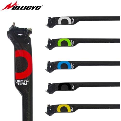 New Mountain & Road Carbon Seatpost Full Carbon Bicycle Seatpost Carbon Bike Seatpost MTB Bike Parts 27.2/30.8/31.6*350mm ZG212