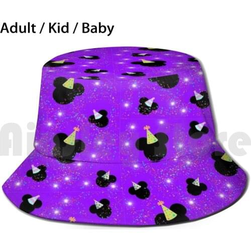 Party Time Bucket Hat Adult kid baby Beach Sun Hats Party Party Time Birthday New Year S Eve Once Upon A Time Happily Ever