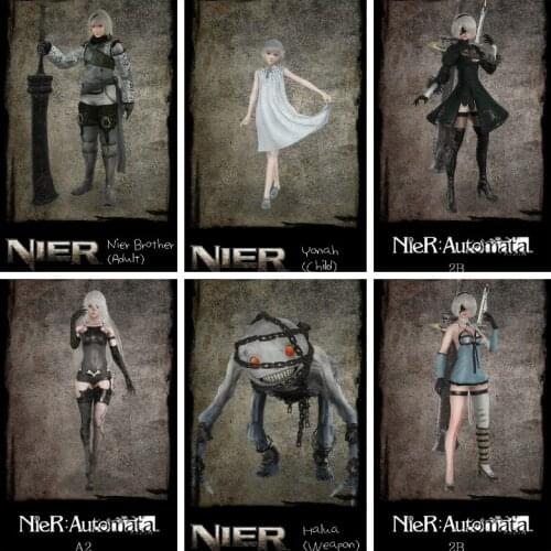 Nier Automata Poster Game Poster Anime Abstract Art Poster and Prints Minimalism Living Room Wall Art Home Decor Canvas Painting