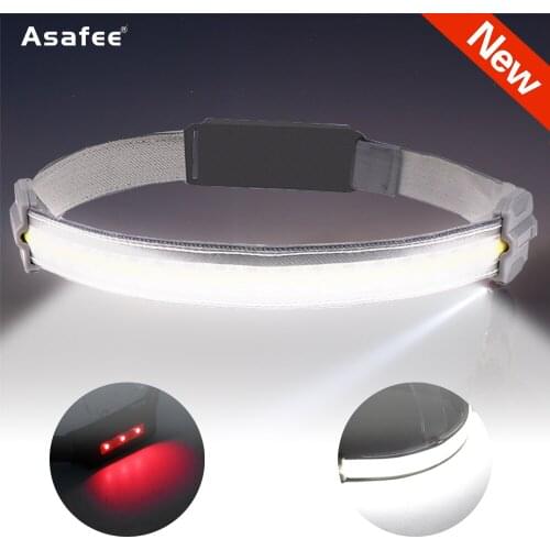 300LM Mini Portable Built-in Battery Waterproof Headlamp Outdoor Camping Lantern USB Charge Head Lamp Headlight