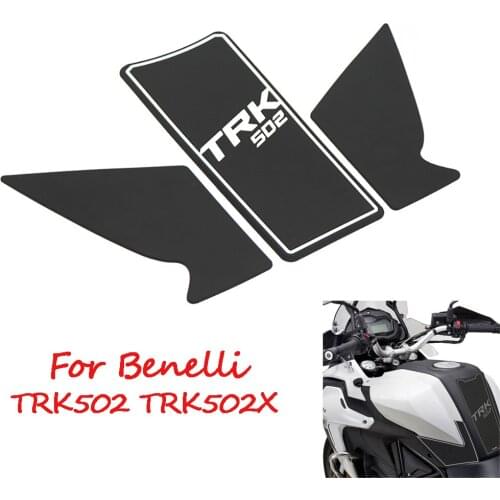 OLPAY Motorcycle Gas Tank Side Traction Knee Protector Anti Slip Pad For Benelli TRK502 TRK502X TRK 502 TRK 502X