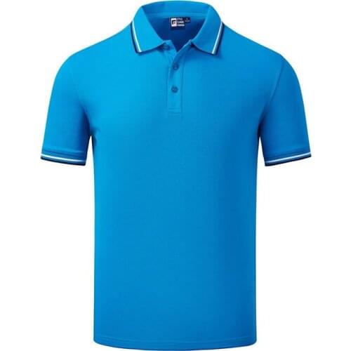 Polo shirt uniform lapel t-shirts business trend