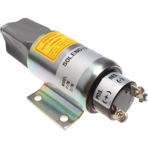 12/24V Diesel Engine Stop Solenoid 2003ES-12E7U1B2S1A Shut Off Solenoid Fuel Shut Down Solenoid 2003ES-24E7U1B2S1A for 200-4210