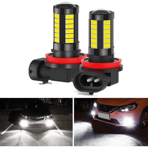 2pcs 1000LM Canbus Car LED Fog Bulbs H11 9006 HB4 H8 H9 Mini Fog Light For VW Polo passat GOLF TIGUAN TOURAN PASSAT CC NO ERROR