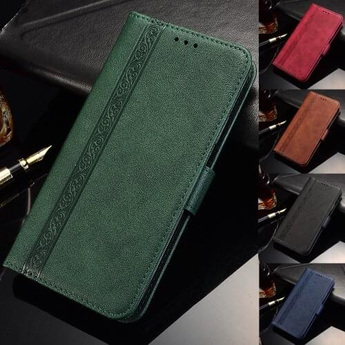 Vintage PU Flip Leather Case for Alcatel 1S 5024D Phone Case Alcatel 1S 2020 2021 Wallet Case Cover Stand Book Cover