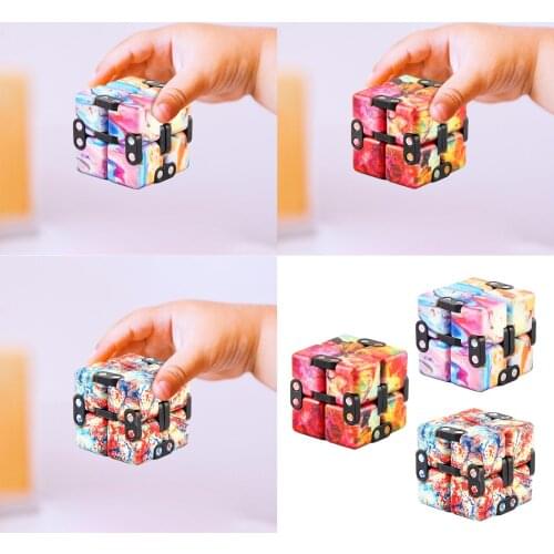 Infinity Magic Cube For Children Adult Decompression Square Puzzle Toys Anti Stress Fidget Toy Funny Hand Game Relieve Stress