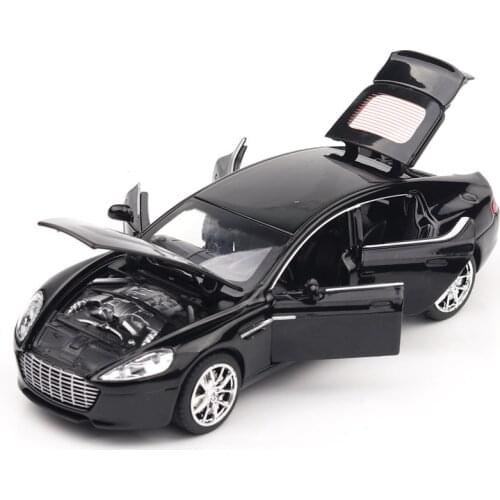 1/32 for Aston Martin One-77 Metal Toy Cars Diecast Scale Model with Pull Back Function/Music/Light/Openable Door Kids Toys