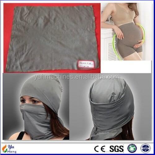100% Silver Fiber Radiation Protection Conductive Fabric / Shielding Material YSILVER83