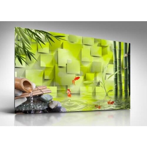 3D room wallpaper landscape bamboo 3d room wallpaper landscape 3d stereoscopic wallpaper Home Decoration