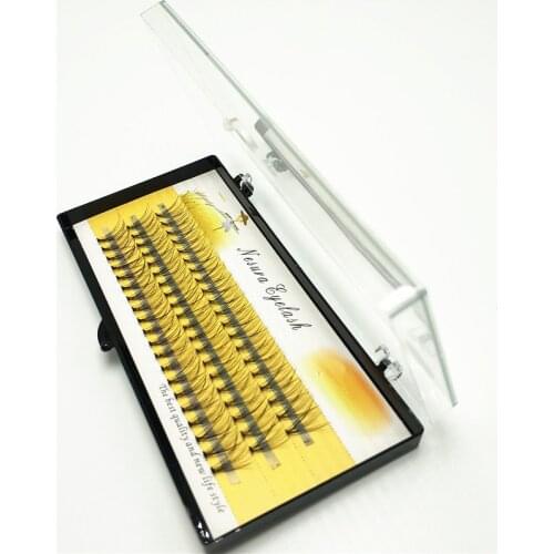 60pcs Professional Makeup Individual Cluster EyeLashes Grafting Fake False Eyelash Extension Individual Bunche De Cils Pestañas