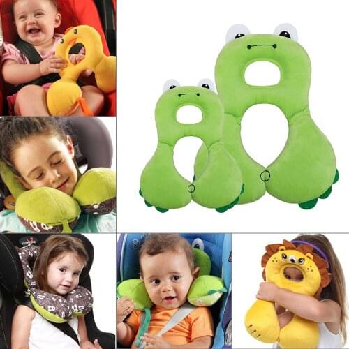 Stroller Accessories Baby Stroller Pillow Infant Car Seat Head Neck Protection U Shaped Pillow Soft Adjustable Head Support