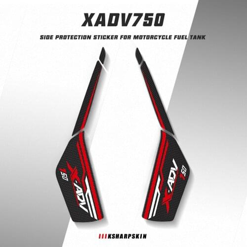 Motorcycle 3D Body side Protective Side panel sticker Foot side sticker decals decoration For Honda X-ADV XADV 750 xadv750
