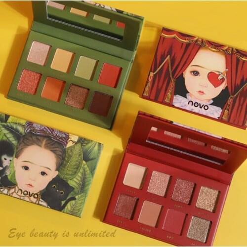 Mirage Fairy 8 Color Eyeshadow Pearlescent Anti-level Eyeshadow Palette