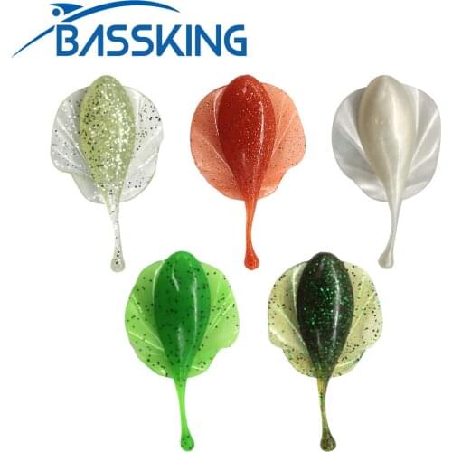 BASSKING Fishing Lure Soft Plastics Baits 48mm 75mm Swimbait Jigging Lure Artificial Bait Freshwater Saltwater Carp Bass Tackle