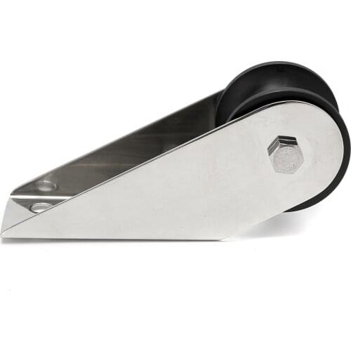 316 Stainless Steel Boat Bow Anchor Rubber Roller For Fixed Marine Yacht Docking Surface