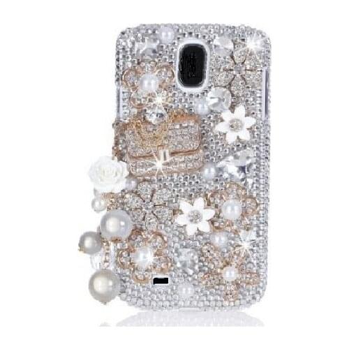 Luxury Series World of Jewelries Flowers Shiny Tassel Bag For Samsung S20 Ultra S10 S9 S8 Plus Note20 Ultra Note10 Plus case