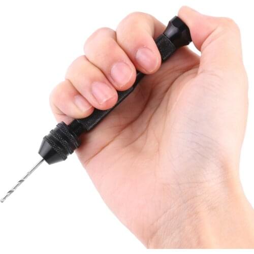 Hand Drill Twist Hole Drilling Tool with Keyless Chuck Aluminum Alloy Woodworking Drilling Rotary Tools Hot Sale