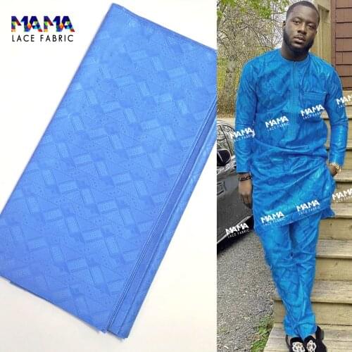 Special Price !!! 5 Yards 2021 New Design Afrian Lace Fabric Similar To Bazin Riche Original Brocade Fabric For Men Jacquard Sew