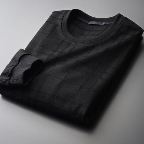 Black Sweatshirt Male Luxury Plaid Dark Fringe Casual Simple Sweatshirts Men Plus Size 4xl Fashion Slim Fit Mens Hoodies