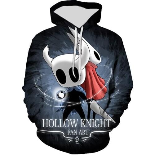 New Hoodies Cool Men Women Children Hollow Knight Sweatshirts 3D Printed Fashion Pullover Streetwear Boy Girl Kids Hooded Coat