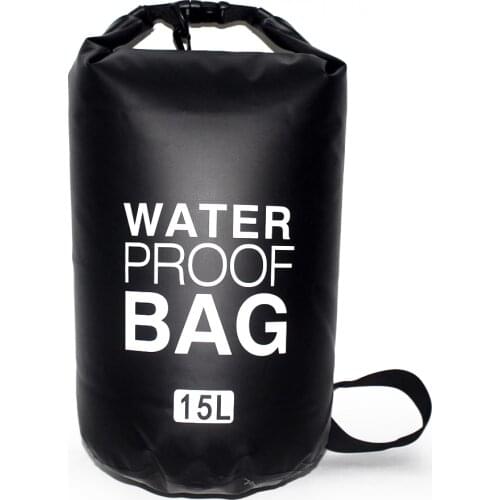 10L 15L Outdoor PVC Swimming Waterproof Dry Ocean Pack Sack Pouch Bag Swim Rafting Impermeable Water Proof Bag