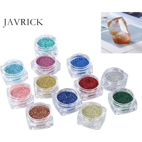 12 Pcs/set DIY Crystal Epoxy Filler Slime Dye Powder Pearl Pigments Colorants for Soap Candle Resin Jewelry Making Tool