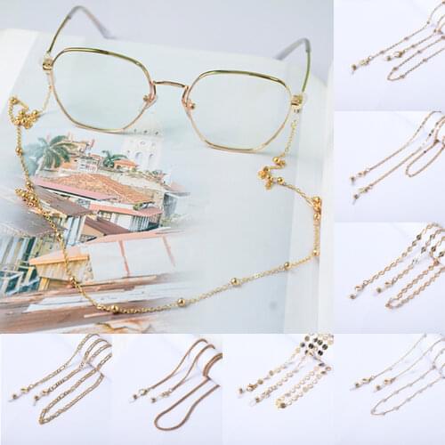 2 Colors Mixed Eyeglasses Strap 79cm Reading Glasses Chain Spectacles Sunglasses Eyewear Chain Neck Cord Strap Rope