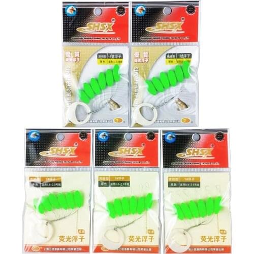 5packs/lot Seven-star Fishing Float Fluorescence Fishing Float Bobber Carp Fishing Tackle Accessory J268