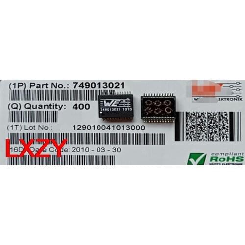 Free Shipping 10PCS/lot 749013021 WE/W E manufacturer patch 1:1 transformer Ethernet transformer