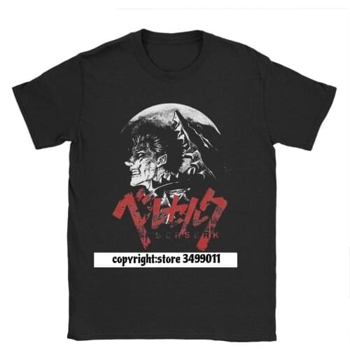 Men Berserk Guts Tshirts Manga Swordsman Gatsu Sacrifice Zodd Anime Cotton Funny O Neck Tee Shirt Tee Shirt