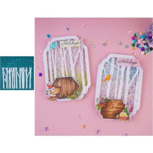 InLoveArts Tree Metal Cutting Dies Stencils For Making Decorative Embossing Suit Paper Cards DIY Crafts Stencils Trunk Dies Cut