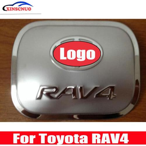 Car refit fuel tank cover For Toyota RAV4 fuel filler flap gas lid cap Styling Auto Oil Fuel Tank Cover Cap