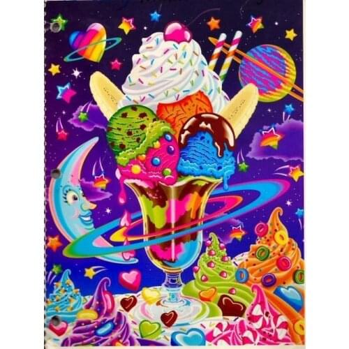 JMINE Div 5D Planet moon Cake Ice Cream Full Diamond Painting cross stitch kits art High Quality Food 3D paint by diamonds