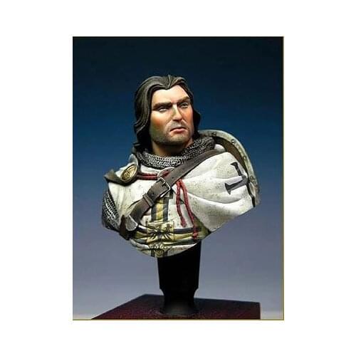 1/10 Scale Unpainted Resin bust crusader collection bust