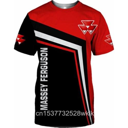 New Massey Ferguson Mens T-shirt 3D Anime Graphic Tee Harajuku Oversized T Shirt Top High Quality Casual Round Neck Short Sleeve