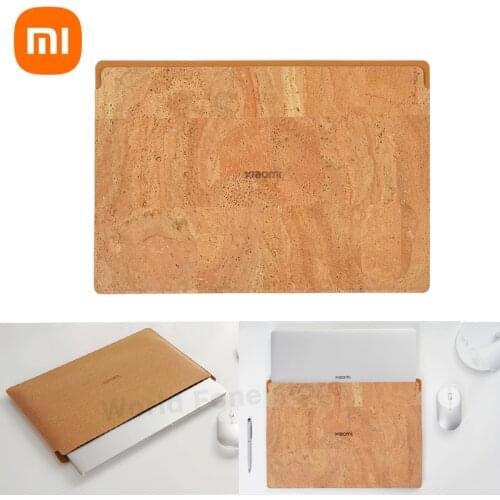 Original Xiaomi Custom Cork Notebook Liner Bag For Xiaomi Mi Laptop Pro 15 OLED RedmiBook Pro 15 Waterproof 15.6 Inch Laptop Bag