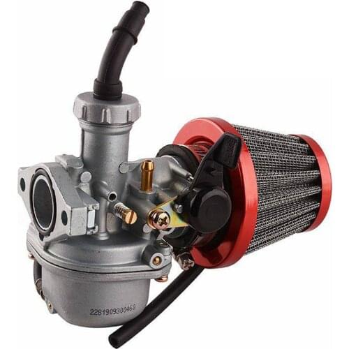 PZ22 Carburetor with Air Filter Fuel Filter Replacement for ATV Dirt Bike Scooter Motorcycle with110-125CC Engine