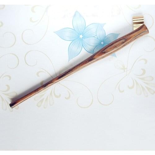 Handmade Bocote Wood Copperplate Script Antique Dip Pen Holder Oblique Calligraphy Dip Pen