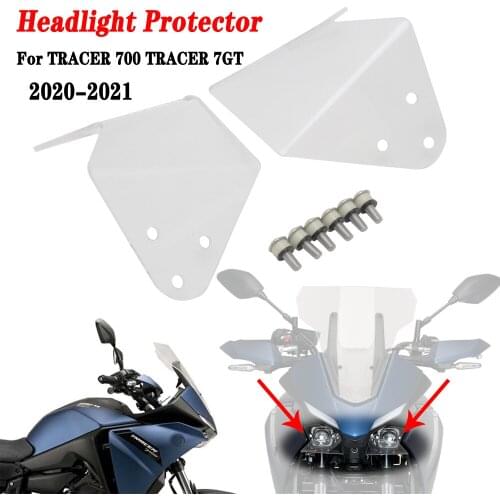 For YAMAHA TRACER700 Tracer 700 Tracer 7 GT MT-07 2020 2021Transparent Headlight Protection Motorcycle Accessories
