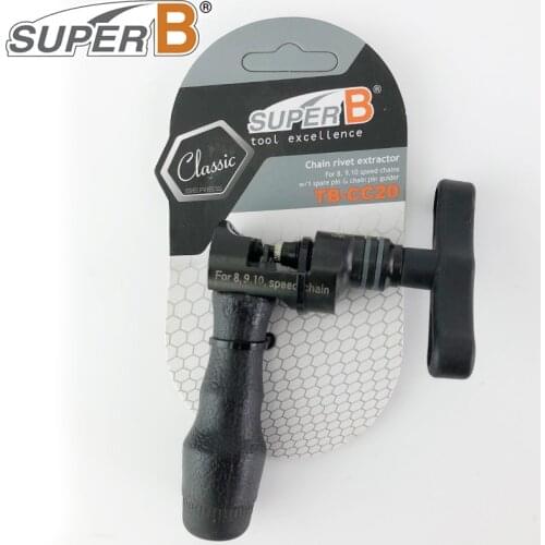 SUPER B Bicycle Chain Rivet Extractor Tools For 8/9/10 Speed Chains Bike Repair Tool TB-CC20